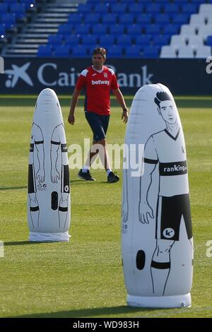 Madrid, Spanien. 29 Aug, 2019. PELLEGRINO WÄHREND DER SCHULUNG AUF CD LEGANES LEGANES SPORT STADT. Donnerstag, 29. August 2019. Credit: CORDON PRESSE/Alamy leben Nachrichten Stockfoto