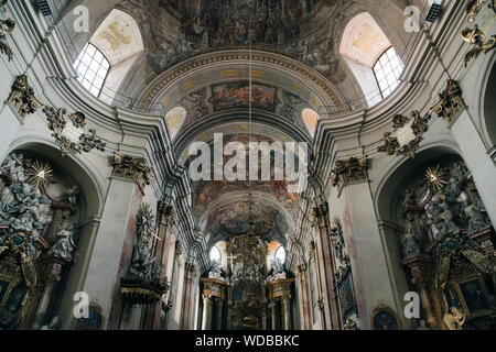 Brünn, Tschechische Republik - 21. Juni 2019: Die Kirche St. Johannes Stockfoto