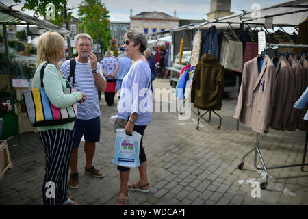 Ripon Markt North Yorkshire England Großbritannien Stockfoto