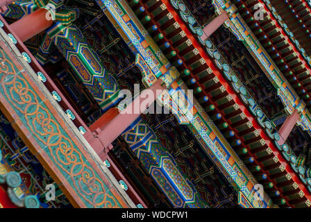 Traditionelle Chinesische Pavillon Gebäude rund um Peking, China. Stockfoto