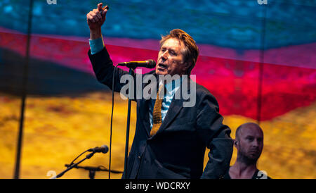 Bryan Ferry im Hyde Park in London, Juli 2019 Stockfoto