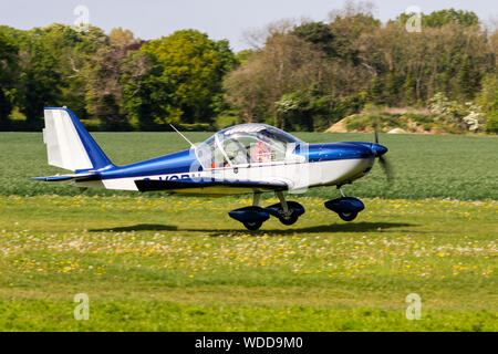 Aerotecknik EV-97 Eurostar G - VORN Stockfoto