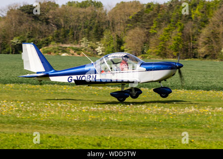 Aerotecknik EV-97 Eurostar G - VORN Stockfoto