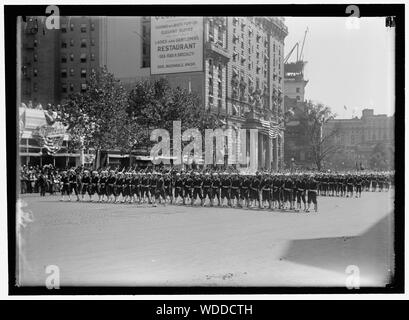 GRAND ARMEE DER REPUBLIK. PARADE 1915 am Lager. Blick auf Parade Abstract / Medium: 1 Negativ: Glas 5 x 7 in. oder kleiner Stockfoto