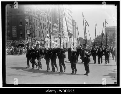 GRAND ARMEE DER REPUBLIK. PARADE 1915 am Lager. Blick auf Parade Abstract / Medium: 1 Negativ: Glas 5 x 7 in. oder kleiner Stockfoto