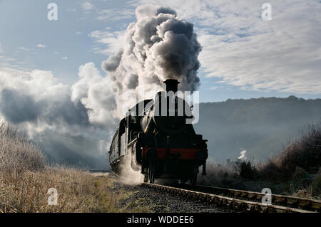 46443 auf der Annäherung zu Arley auf der SVR Stockfoto