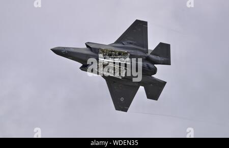 Lockheed Martin F-35 B Blitz die Luft an der Royal International Air Tattoo 2019 Stockfoto