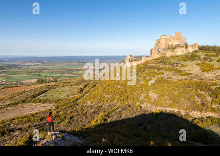 Schloss von Loarre, Agüero, La Hoya, Huesca, Spanien Stockfoto