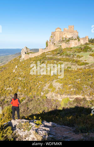 Schloss von Loarre, Agüero, La Hoya, Huesca, Spanien Stockfoto