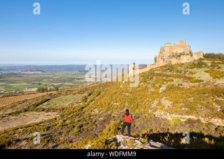 Schloss von Loarre, Agüero, La Hoya, Huesca, Spanien Stockfoto