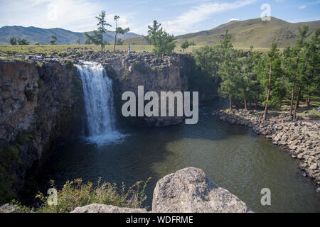 Orkhon Tal, Mongolei Stockfoto