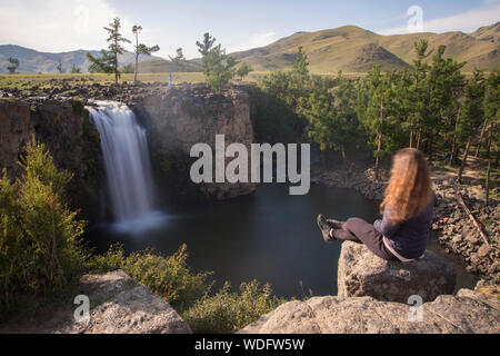 Orkhon Tal, Mongolei Stockfoto