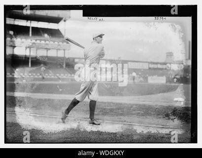 George Kelly, New York NL (Baseball) Abstract / Medium: 1 Negativ: Glas 5 x 7 in. oder kleiner. Stockfoto