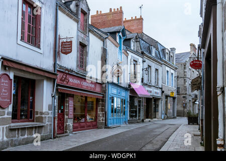 Schönen Straßen der Stadt Guérande in der französischen Bretagne Stockfoto