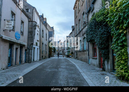 Schönen Straßen der Stadt Guérande in der französischen Bretagne Stockfoto