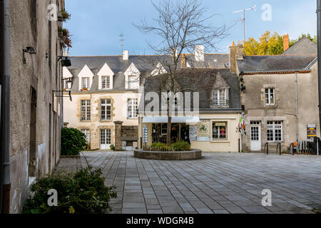 Schönen Straßen der Stadt Guérande in der französischen Bretagne Stockfoto