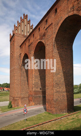 Schloss des Deutschen Ordens - Residenz des Bistums Pomesania in Kwidzyn. Polen Stockfoto