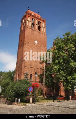 Schloss des Deutschen Ordens - Residenz des Bistums Pomesania in Kwidzyn. Polen Stockfoto