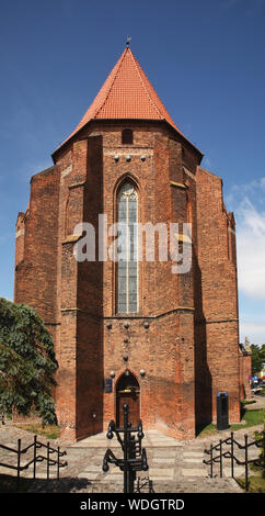 Schloss des Deutschen Ordens - Residenz des Bistums Pomesania und die Kathedrale des Hl. Johannes Evangelist in Marienwerder. Polen Stockfoto