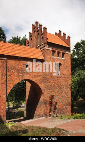 Schloss des Deutschen Ordens - Residenz des Bistums Pomesania in Kwidzyn. Polen Stockfoto