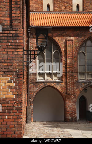 Schloss des Deutschen Ordens - Residenz des Bistums Pomesania in Kwidzyn. Polen Stockfoto