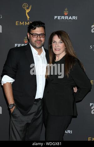 Los Angeles, CA. 28 Aug, 2019. Gregori J Martin, Wendy Riche Ankünfte für die 71 Emmy Awards Saison Tagesfernsehen Akademie Rezeption, Wolf Theater am Saban Media Center, Los Angeles, CA August 28, 2019. Credit: Priscilla Grant/Everett Collection/Alamy leben Nachrichten Stockfoto