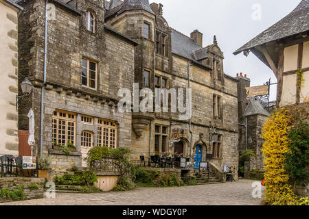 Rochefort-en-Terre ist eine französische Gemeinde im Departement Morbihan in der Bretagne Stockfoto