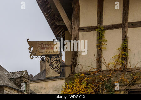 Rochefort-en-Terre, Bretagne Stockfoto