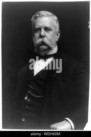 George Westinghouse (Oktober 6, 1846 - März 12, 1914) - amerikanische Unternehmer und Ingenieur in Pennsylvania. Bibliothek des Kongresses Beschreibung: George Westinghouse, Brustbild, Vorderseite mit vorgegebenen Termine zwischen 1900 und 1914 (evtl. 1906 [1]). Stockfoto