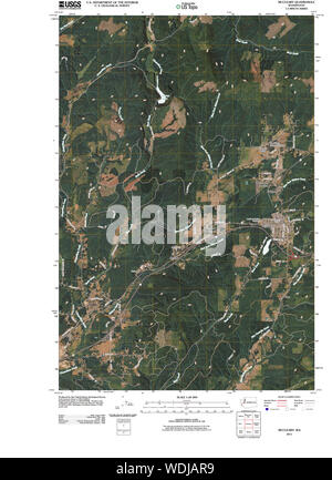 USGS Topo Karte Staat Washington WA McCleary 20110418 TM Wiederherstellung Stockfoto