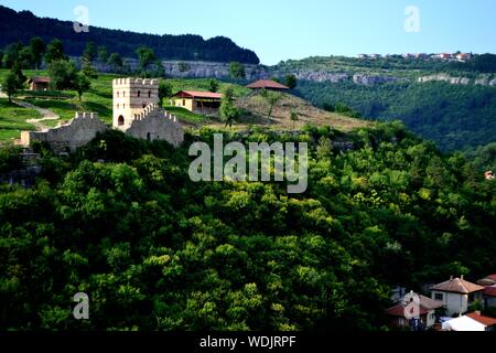 Tsarevets Fotress in Veliko Tarnovo - Balkan mountais - Bulgarien Stockfoto