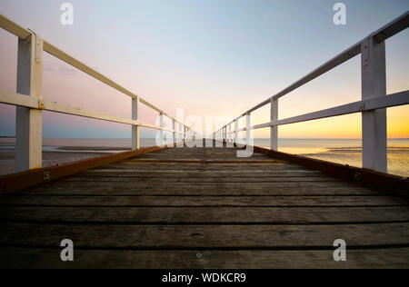 Torquay Jetty Hervey Bay Stockfoto