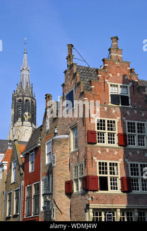 Downtown, Delft, Niederlande, Europa Stockfoto