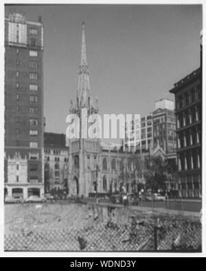 Grace Church, 9. und Broadway, New York City. Abstract / Medium: Gottscho-Schleisner Sammlung Stockfoto