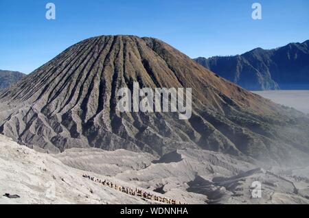 Die Tengger Caldera auf der Insel Java in Indonesien Stockfoto