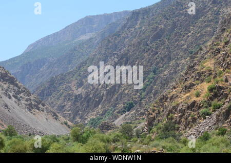 Qashqadarya zarmas Canyon im Südosten der Provinz, Usbekistan Stockfoto