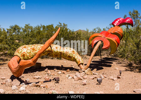 Desert Botanical Garden Carolina Escobar Skulptur Stockfoto