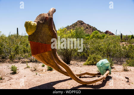 Desert Botanical Garden Carolina Escobar Skulptur Stockfoto