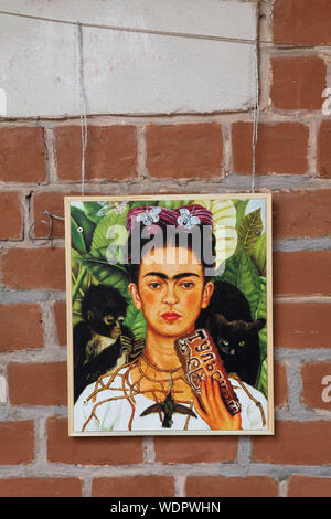 Frida Kahlo "Selbstbildnis mit Affen und Papageien", 1942, MALBA