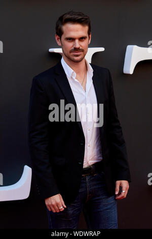 Madrid, Spanien. 29 Aug, 2019. Gonzalo Ramos besucht die ELITE Premiere Callao City Lights in Madrid. Credit: SOPA Images Limited/Alamy leben Nachrichten Stockfoto