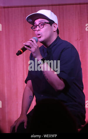 Die Jonathan Larson Projekt-CD Release Feier statt bei Barnes & Noble Buchhandlung. Mit: George Salazar Wo: New York, New York, United States Wann: 30 Aug 2019 Quelle: Joseph Marzullo/WENN.com Stockfoto