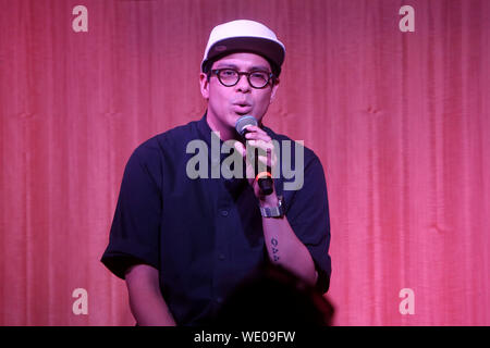 Die Jonathan Larson Projekt-CD Release Feier statt bei Barnes & Noble Buchhandlung. Mit: George Salazar Wo: New York, New York, United States Wann: 30 Aug 2019 Quelle: Joseph Marzullo/WENN.com Stockfoto