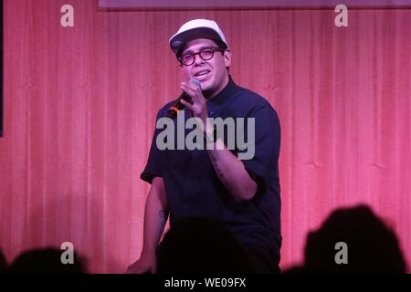 Die Jonathan Larson Projekt-CD Release Feier statt bei Barnes & Noble Buchhandlung. Mit: George Salazar Wo: New York, New York, United States Wann: 30 Aug 2019 Quelle: Joseph Marzullo/WENN.com Stockfoto