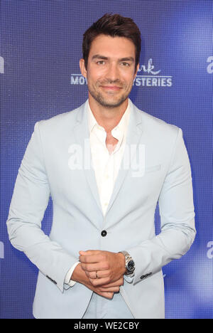 Hallmark Channel und Markenzeichen Filme & Geheimnisse Sommer 2019 TCA Presse Tour Event Mit: Peter Porte Wo: Beverly Hills, Kalifornien, USA Wann: 27 Aug 2019 Quelle: FayesVision/WENN.com Stockfoto