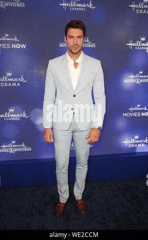 Hallmark Channel und Markenzeichen Filme & Geheimnisse Sommer 2019 TCA Presse Tour Event Mit: Peter Porte Wo: Beverly Hills, Kalifornien, USA Wann: 27 Aug 2019 Quelle: FayesVision/WENN.com Stockfoto