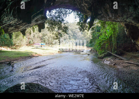 Lod Höhle in der Nähe von Pai, im Norden von Thailand Stockfoto