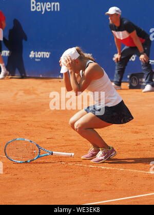 Nürnberg, Deutschland - 25. Mai 2019: Kazach tennis player Yulia Putintseva gewinnen das Finale bei den Euro 250.000 WTA Versicherungscup Stockfoto