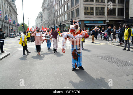 Samstag 18 2019 Pall Mall London Uk, ex-pat Tamilen und socitys in einem Memorial marschierten können für die civiil Krieg casualtys, tamilischen Diaspora Gemeinschaften Stockfoto