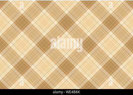Tartan Schottland nahtlose karierte Muster Vektor. Retro Hintergrund Stoff. Vintage Farben prüfen Square geometrische Textur für Textildruck, Geschenkpapier Stock Vektor