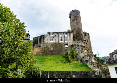 Burg Ruine Burg Eppstein im Taunus. Hessen (Hessen), Deutschland. In der Nähe Frankfurt am Main, Wiesbaden. Stockfoto